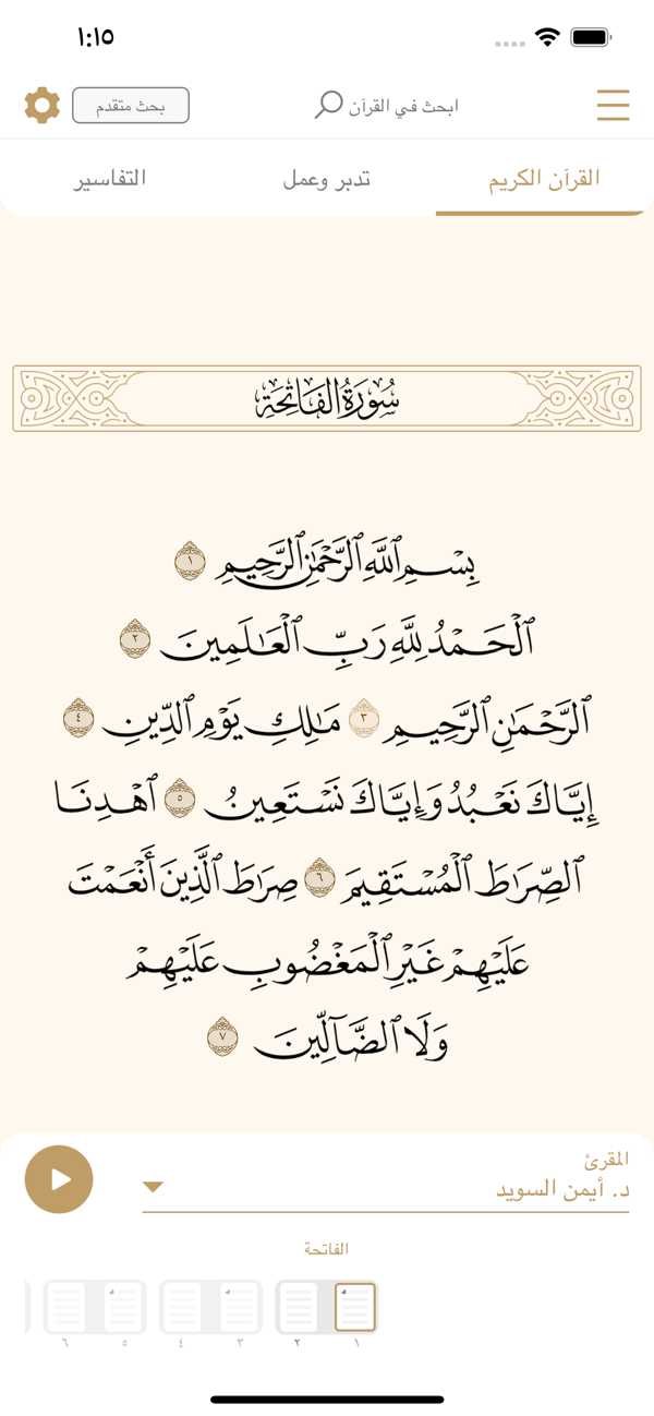 Quran Tadabbur screenshot 2